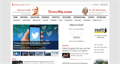 Desktop Screenshot of news89.com
