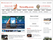 Tablet Screenshot of news89.com